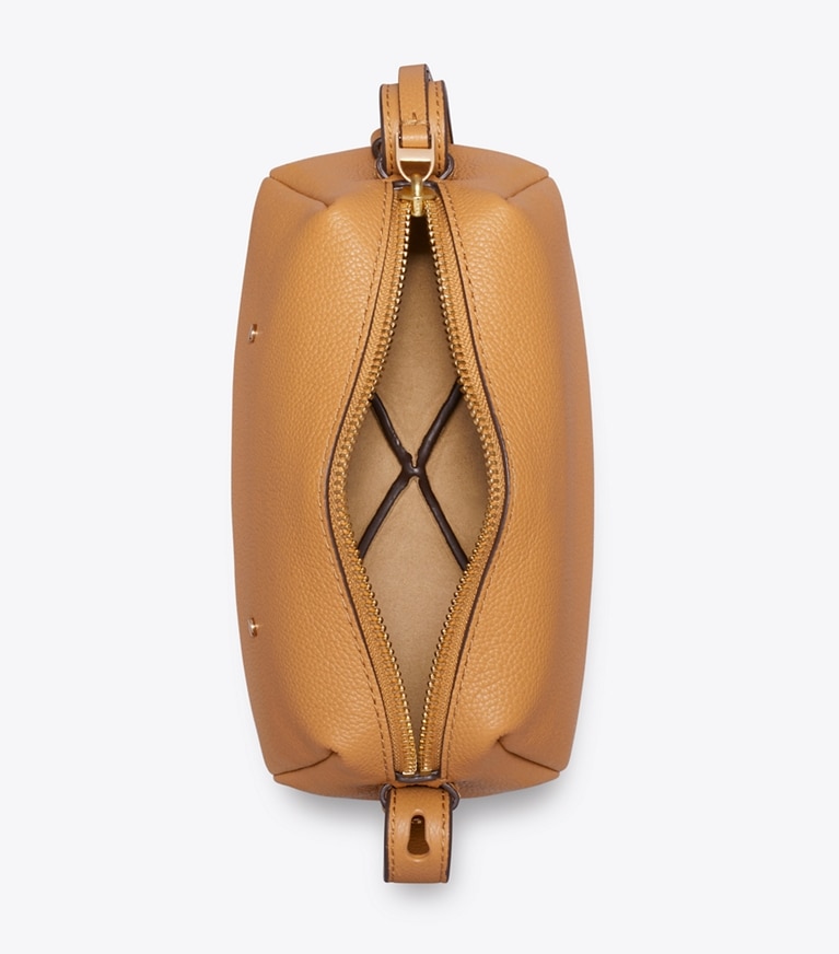 Tory Burch designer crossbody bags Romy Soft Crossbody Bag in Tiramisu overhead