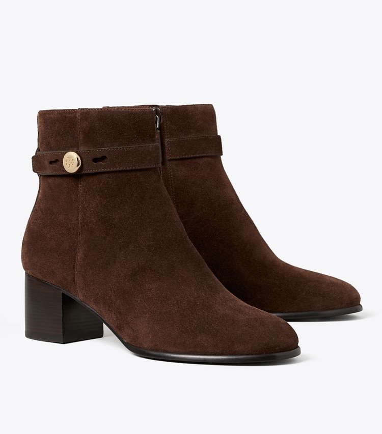 Tory Burch designer stiefeletten Romy Stiefelette in DARK COCOA angle