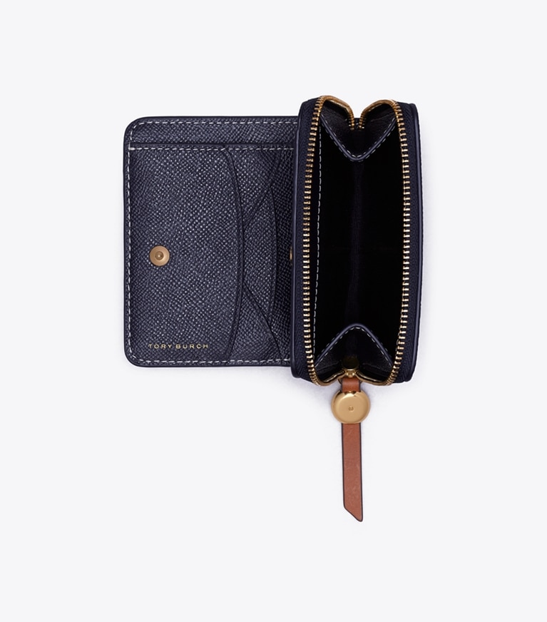 Tory Burch designer 財布 ロミー Tモノグラム バイフォールド ウォレット in Tory Navy additional