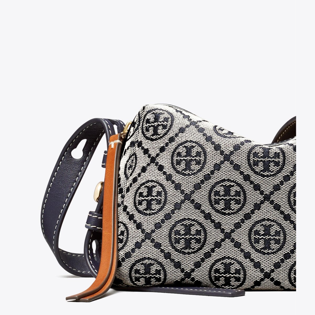 ROMY T MONOGRAM SOFT CROSSBODY BAG - thumbnail 5