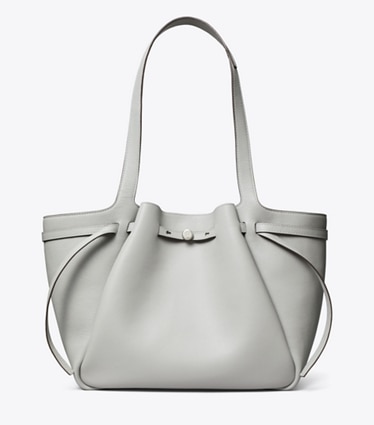 Tory Burch designer tote bags Romy Tote Bag in Light Granite front