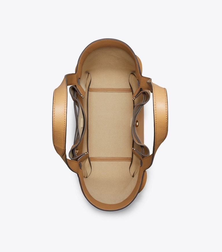 Tory Burch designer tote bags Romy Tote Bag in Tiramisu angle