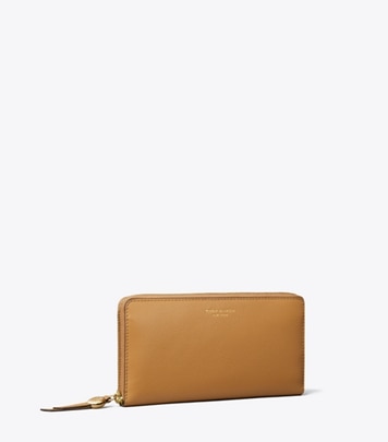 Robinson Pebbled Zip Slim Wallet: Women's Designer Wallets | Tory