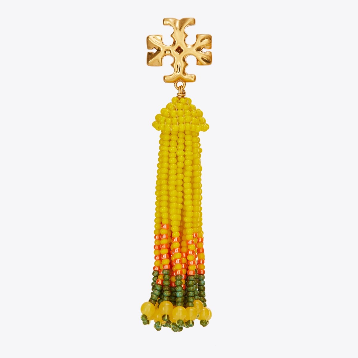 Roxanne Beaded Tassel Earring: Women's Designer Earrings