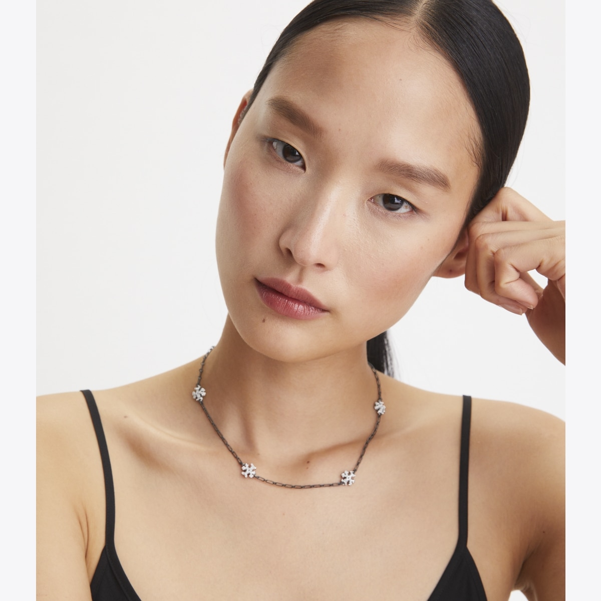 ブレスレット [ TORY BURCH ] ROXANNE CHAIN DELICATE BRACELET roxanne-chain-pavé-delicate-