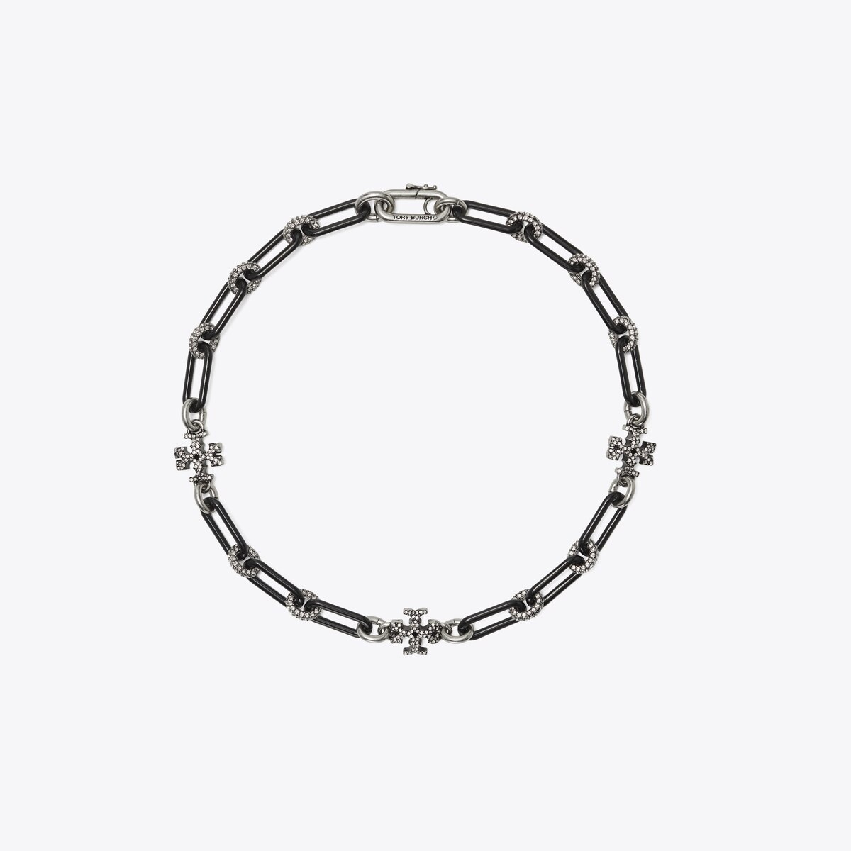 Roxanne Chain Short Pavé Necklace : Women's Designer Necklaces | Tory Burch