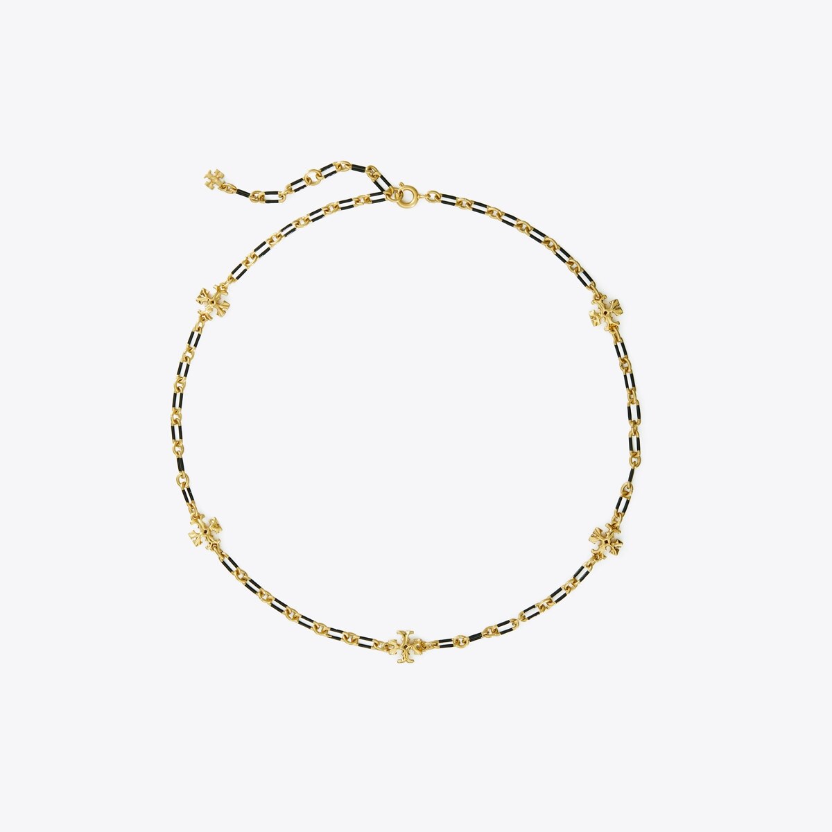 Roxanne Chain Striped Delicate Necklace : Women's Designer