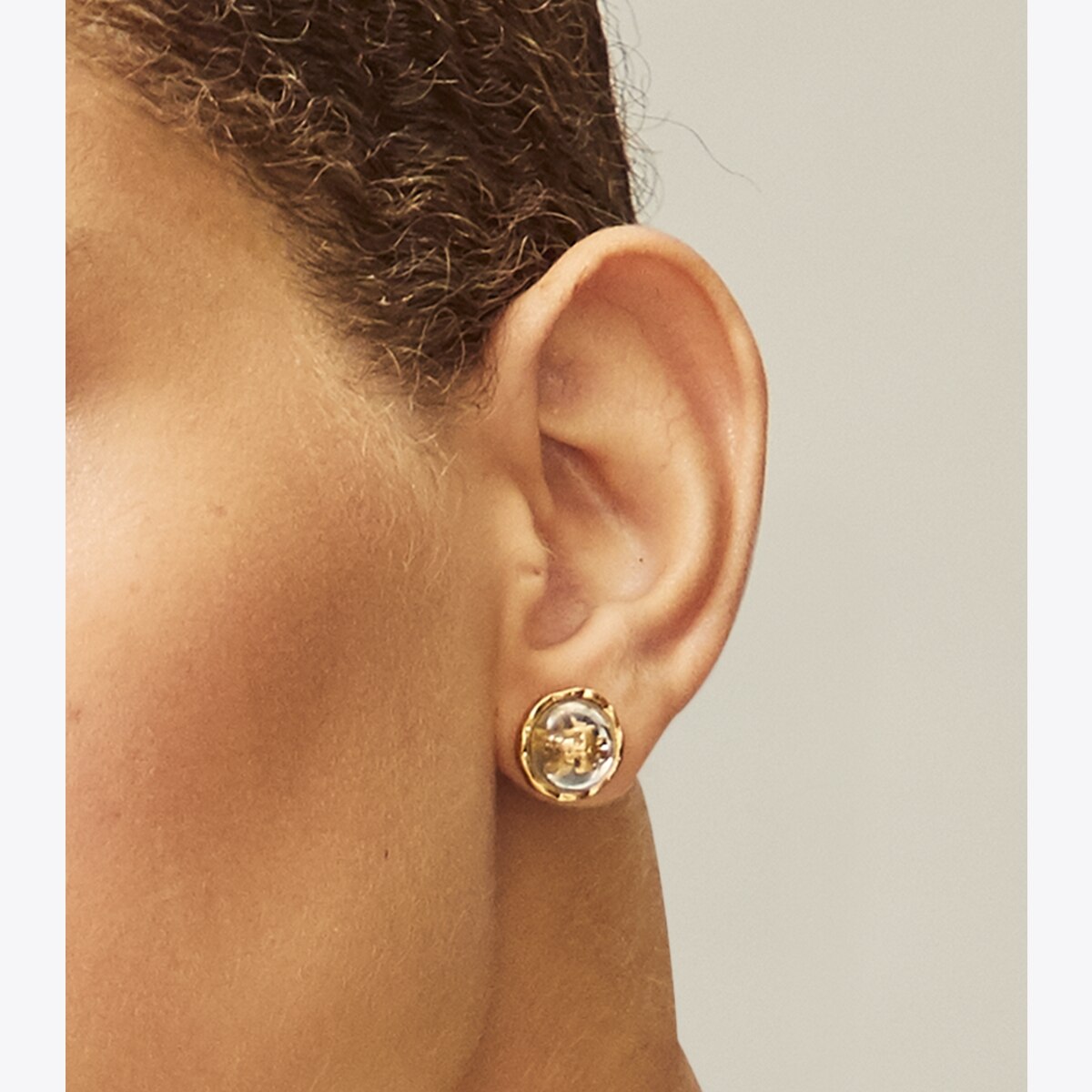 Roxanne Circle-Stud Earring: Women's Jewelry | Earrings