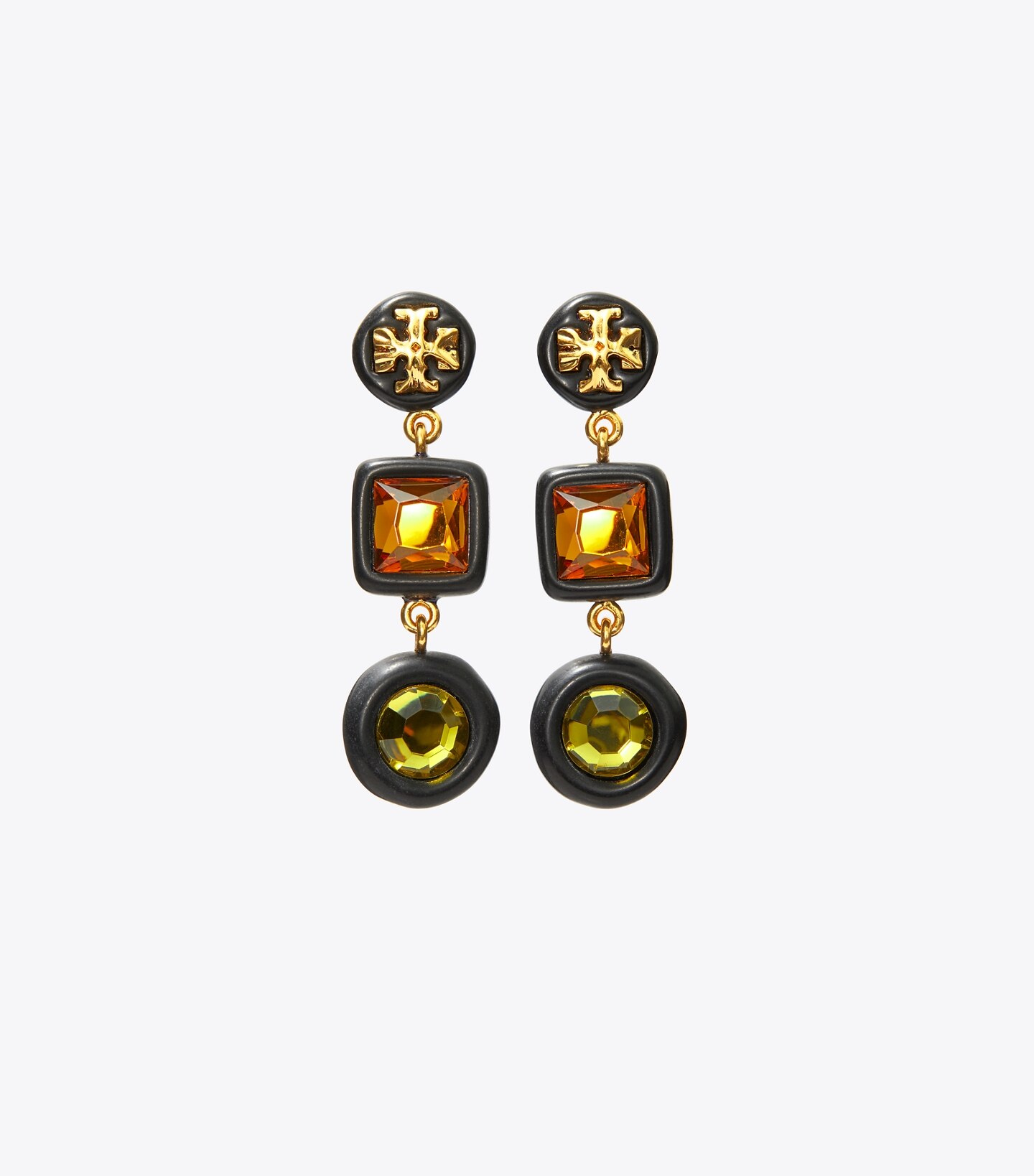 Roxanne Crystal Small Double-Drop Earring