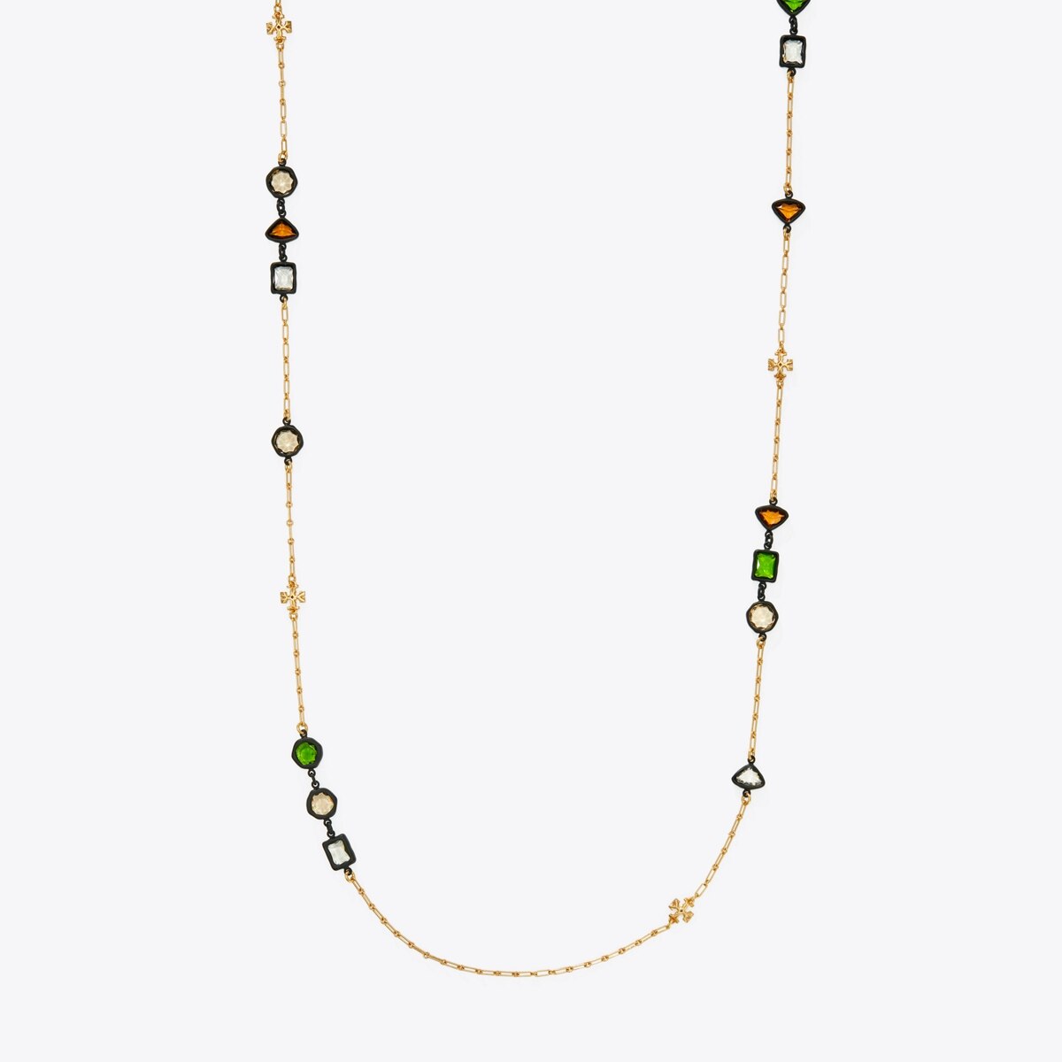 tory burch semi precious necklace