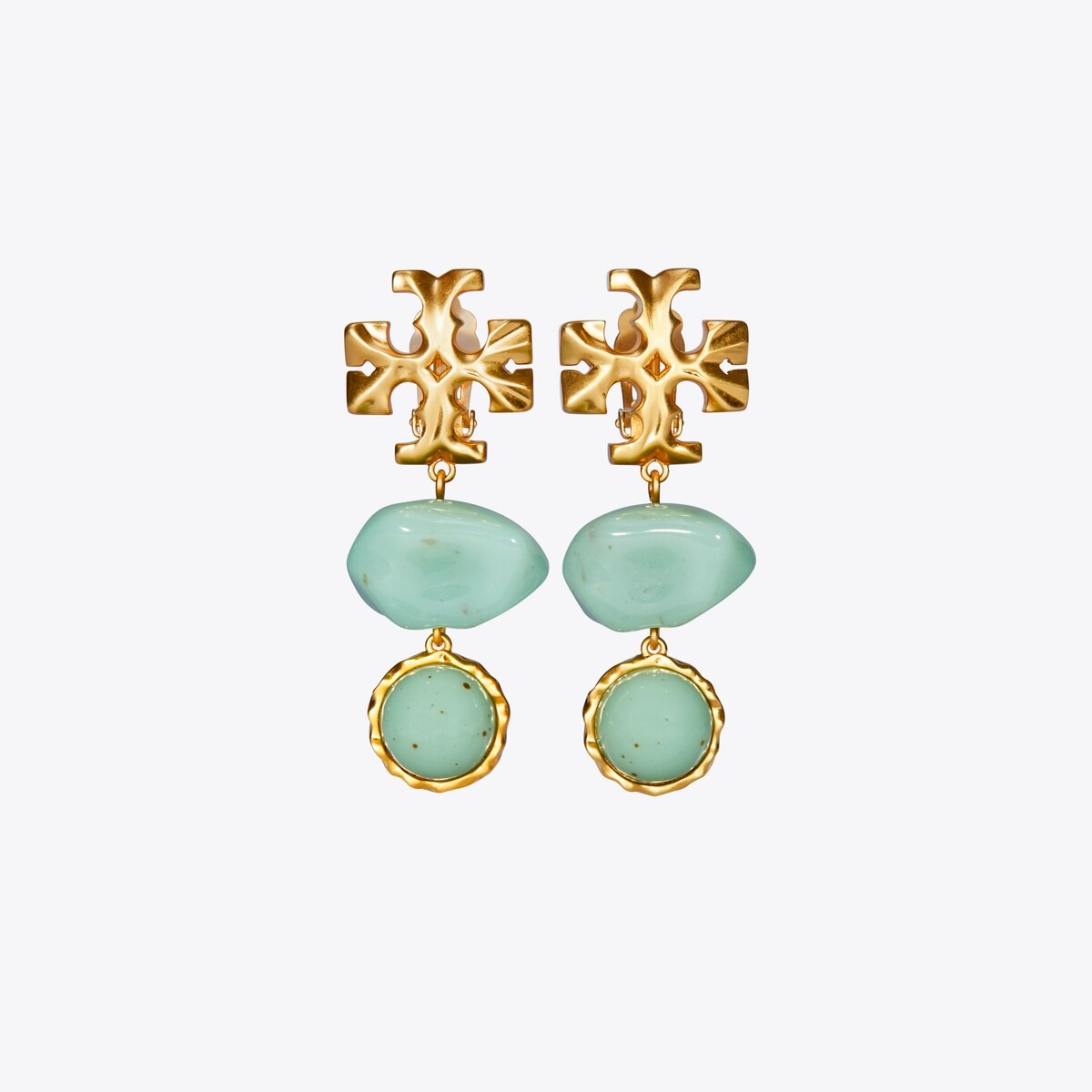 Roxanne Double-Drop Earring: Women's Designer Earrings | Tory Burch