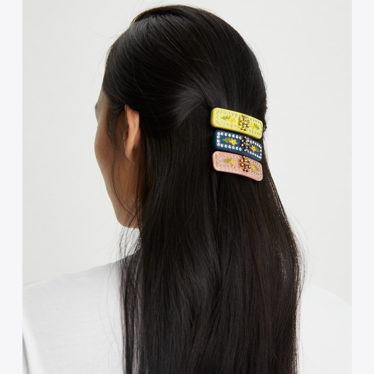Roxanne Embellished Small Barrette: Women's Designer Hair