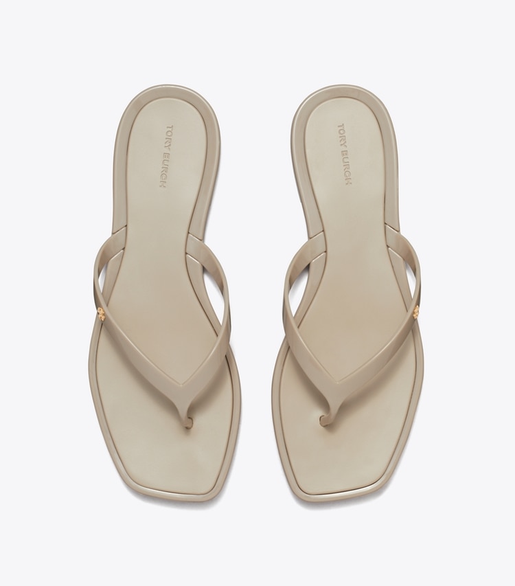 Tory Burch designer sandals Roxanne Flip-Flop in AVOLA overhead