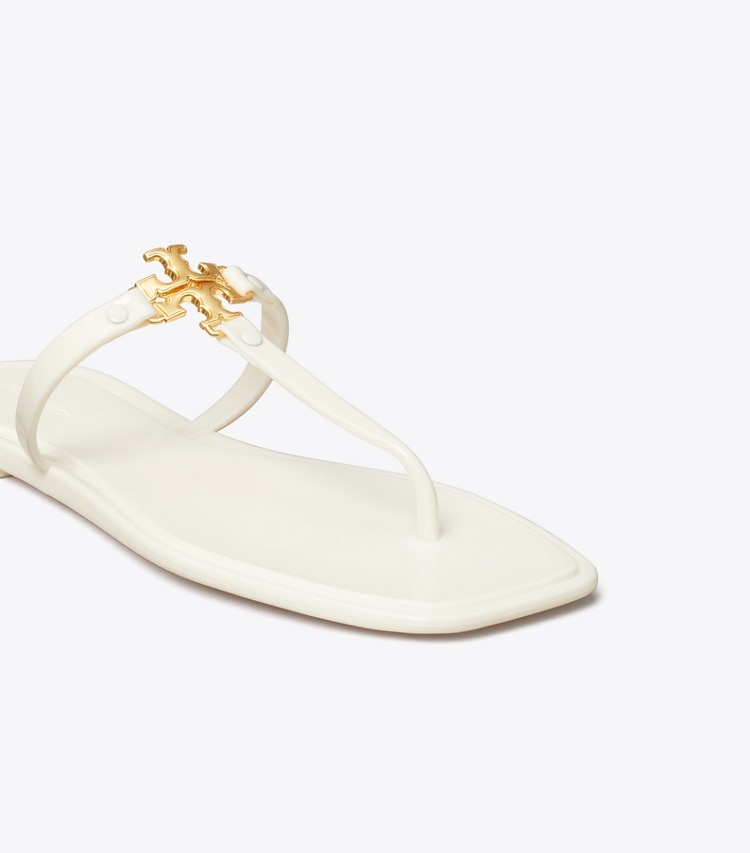 Tory Burch designer sandalen Roxanne Jelly in Ivory / GOLD detail
