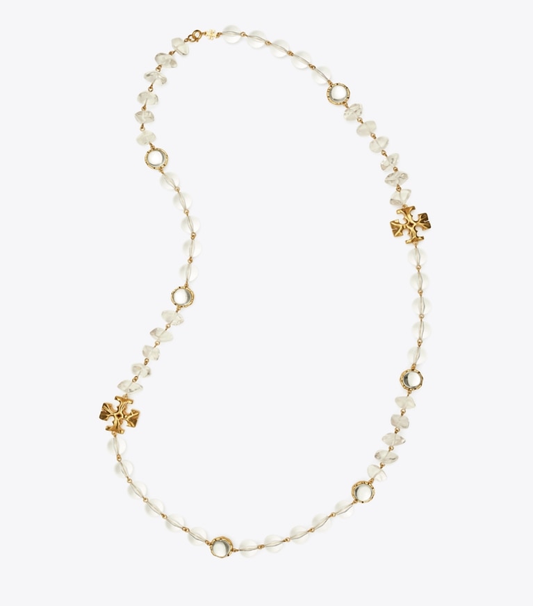 Tory burch discount long gold necklace