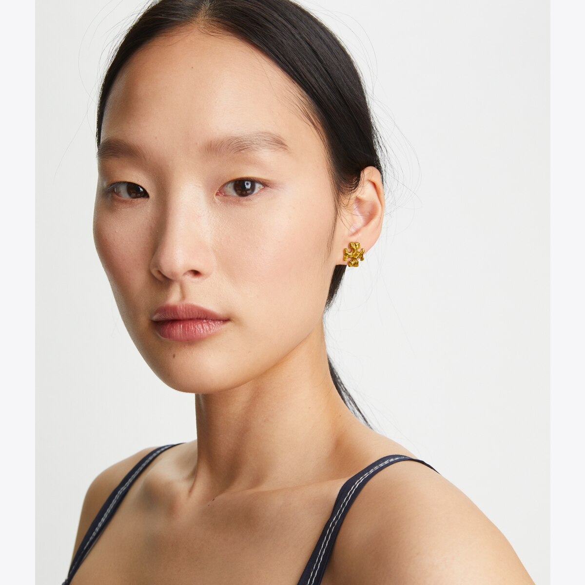 Roxanne Painted Stud Earring: Women's Designer Earrings