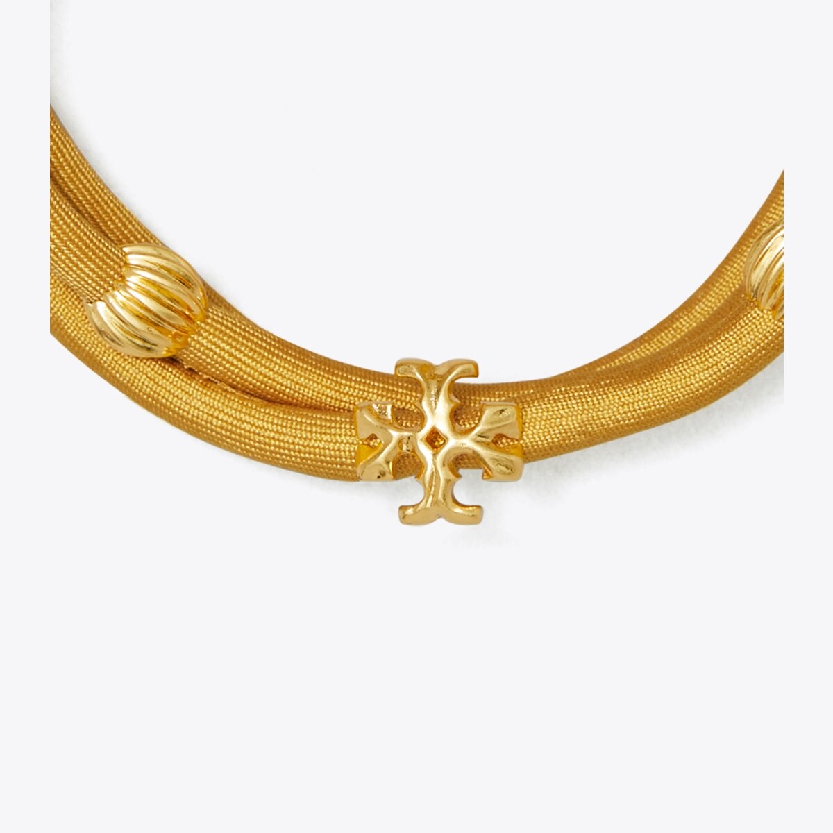 TORY BURCH Gold Roxanne Twisted Rope Chain Bracelet. NWT. 7” 14k Yellow Gold Hampton Link Chain Bracelet. SKU  main image 4