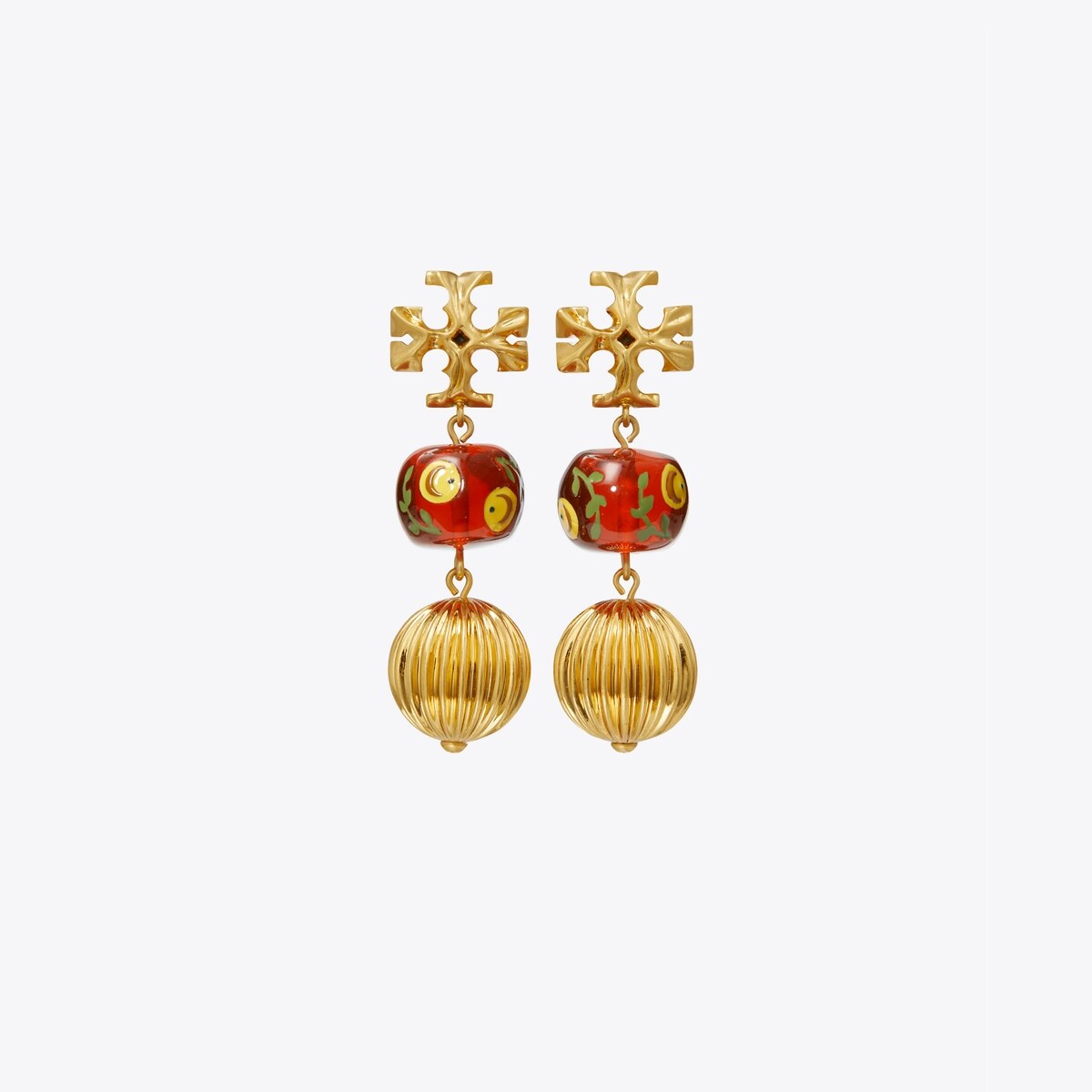 Roxanne Small Double-Drop Earring: Women's Designer Earrings | Tory Burch