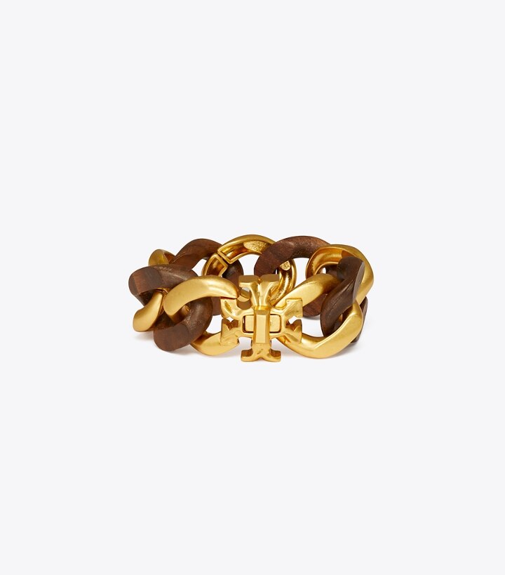 Roxanne Wood Statement Bracelet: Women's Designer Bracelets | Tory Burch