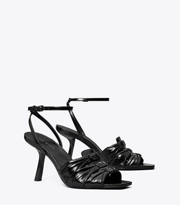 Crystal Strappy Heeled Sandal: Women's Designer Sandals | Tory Burch