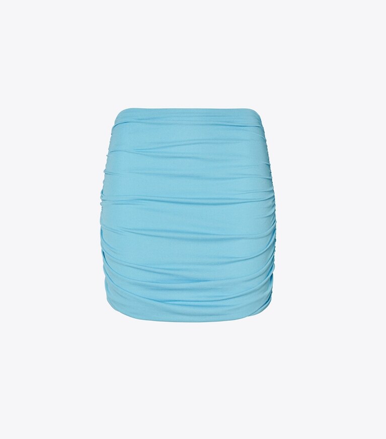 Ruched Mini Skirt: Women's Designer Bottoms