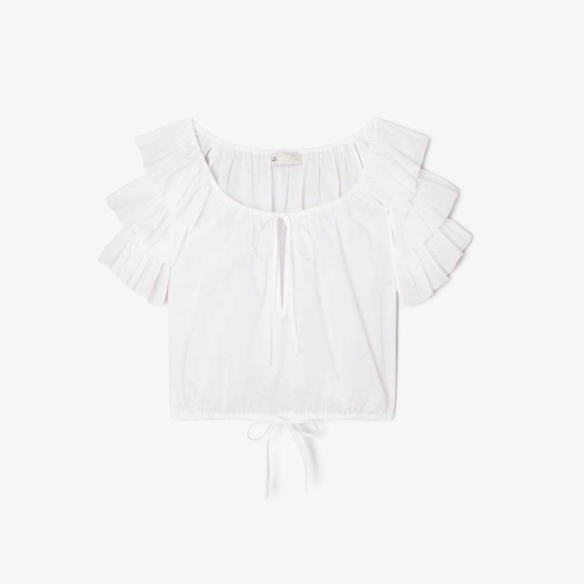 RUFFLE COTTON TOP