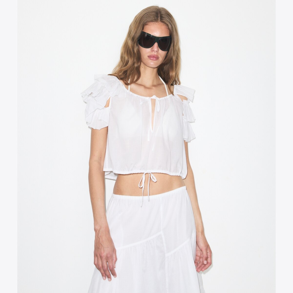 RUFFLE COTTON TOP - thumbnail 2