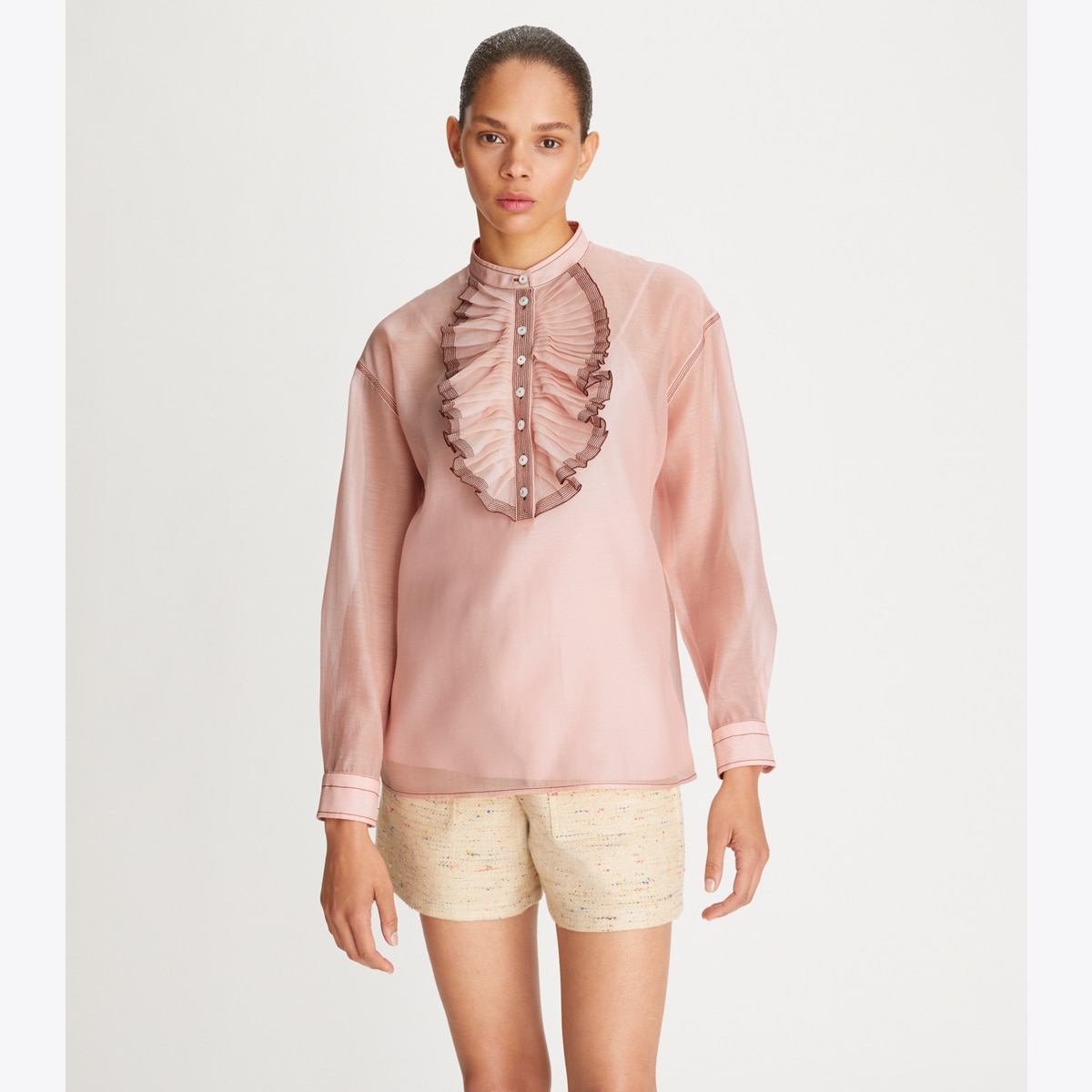 Tory Burch Ditsy Floral Bow Blouse | The Summit
