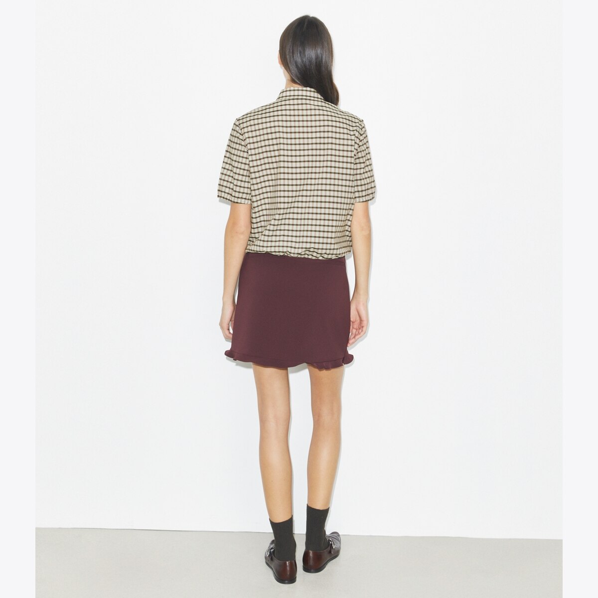 RUFFLE STRETCH GOLF SKIRT - thumbnail 3