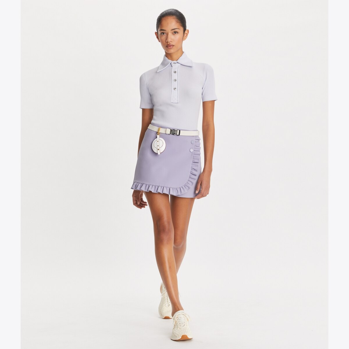 Ruffle Stretch Golf Skirt: Women's Designer Bottoms | Tory Sport