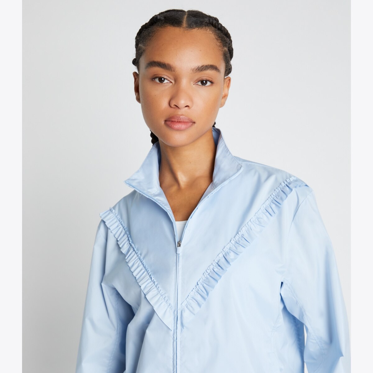 Ruffle Windbreaker: Women's Designer Jackets | Tory Sport