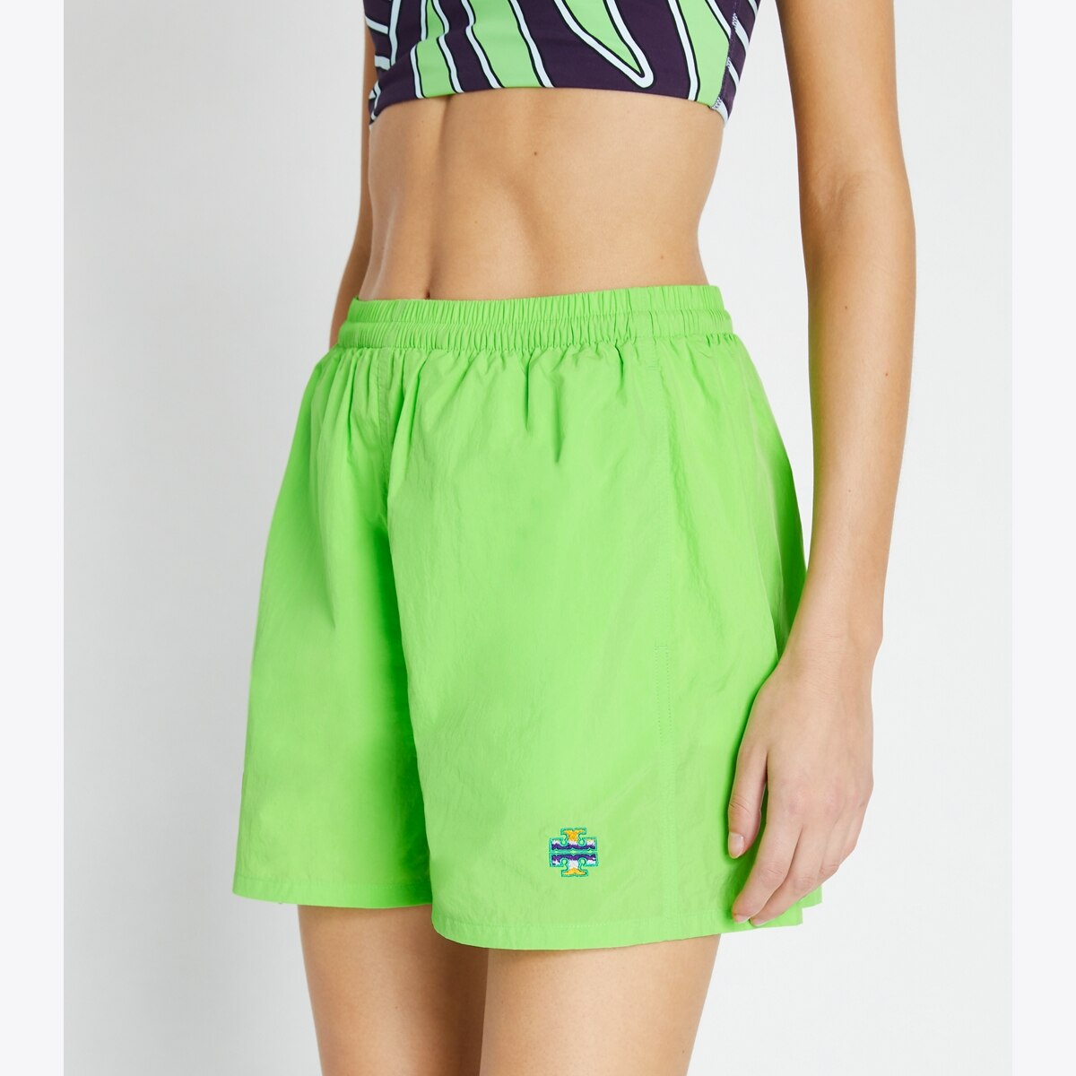 ショーツ TORY BURCH JACQUARD SPONGE SHORTS T Monogram Jacquard Short: Women's Designer Bottoms | Tory Sport