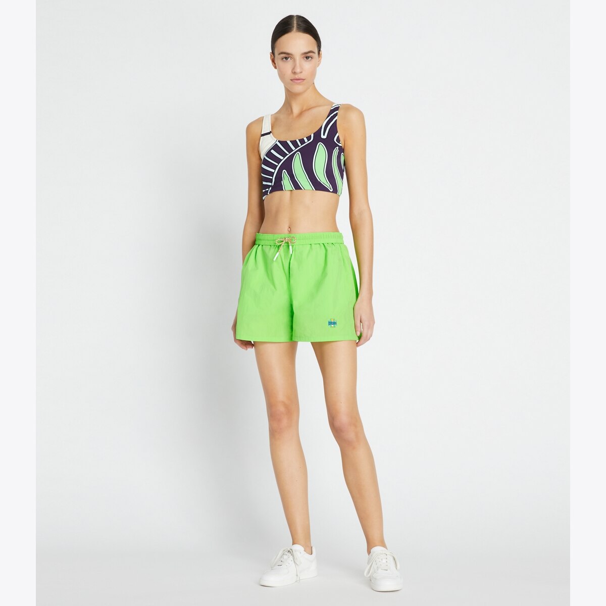 【TORY SPORT】CAMP SHORT Runner's Camp Short: Women's Designer Bottoms | Tory Sport