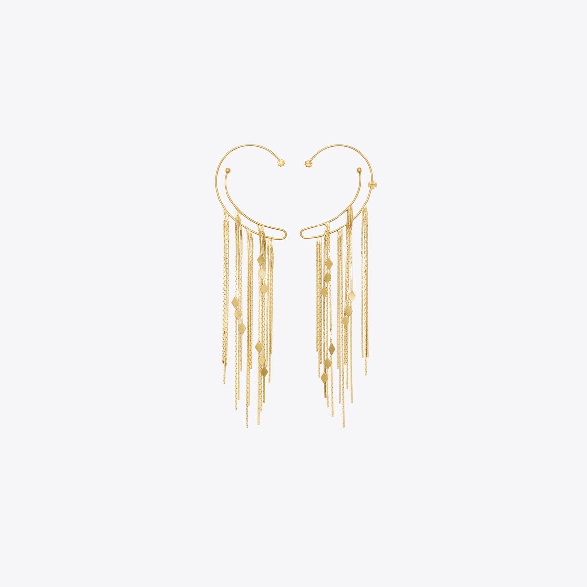 Runway Chain Ear Cuff: Women display picture 1
