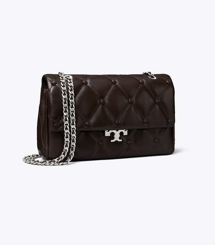 Tory Burch designer sacs porté épaule Sac à bandoulière Bunny Knot dans Cocoa angle