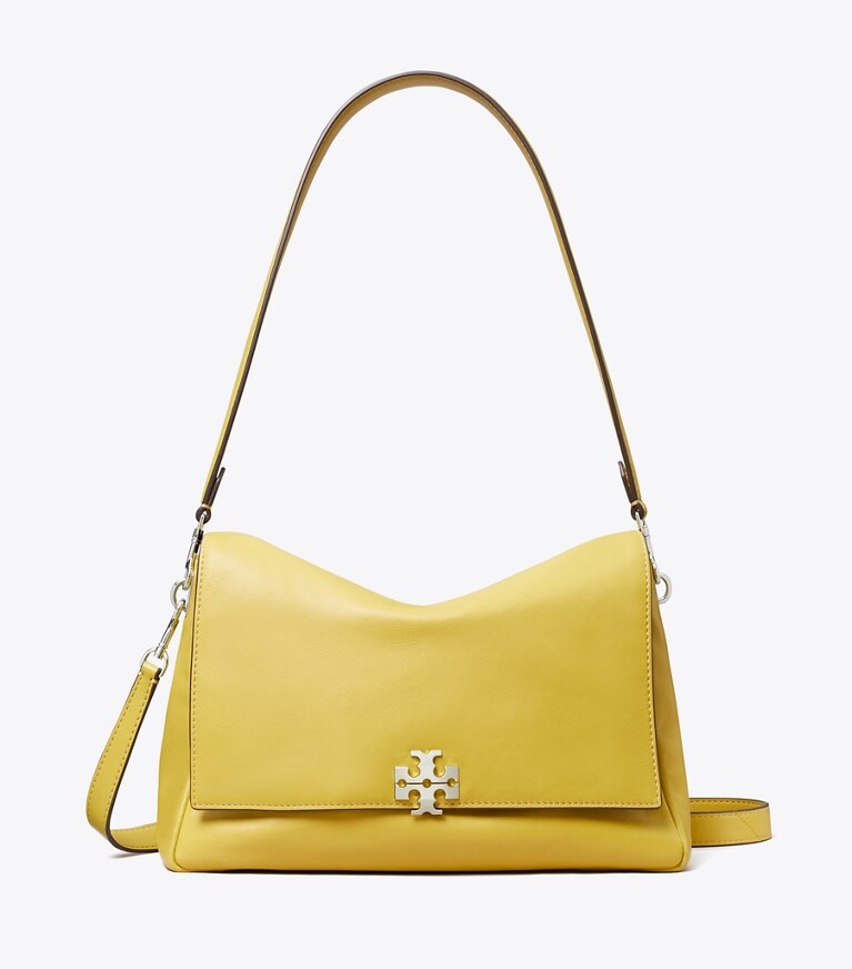 Tory Burch designer sacs porté épaule Sac à bandoulière Charlie dans Golden Kiwi de face