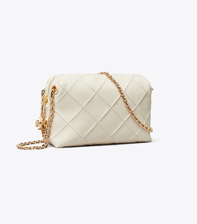Tory Burch designer sacs à bandoulière Sac à bandoulière Fleming Soft in Light Cream angle