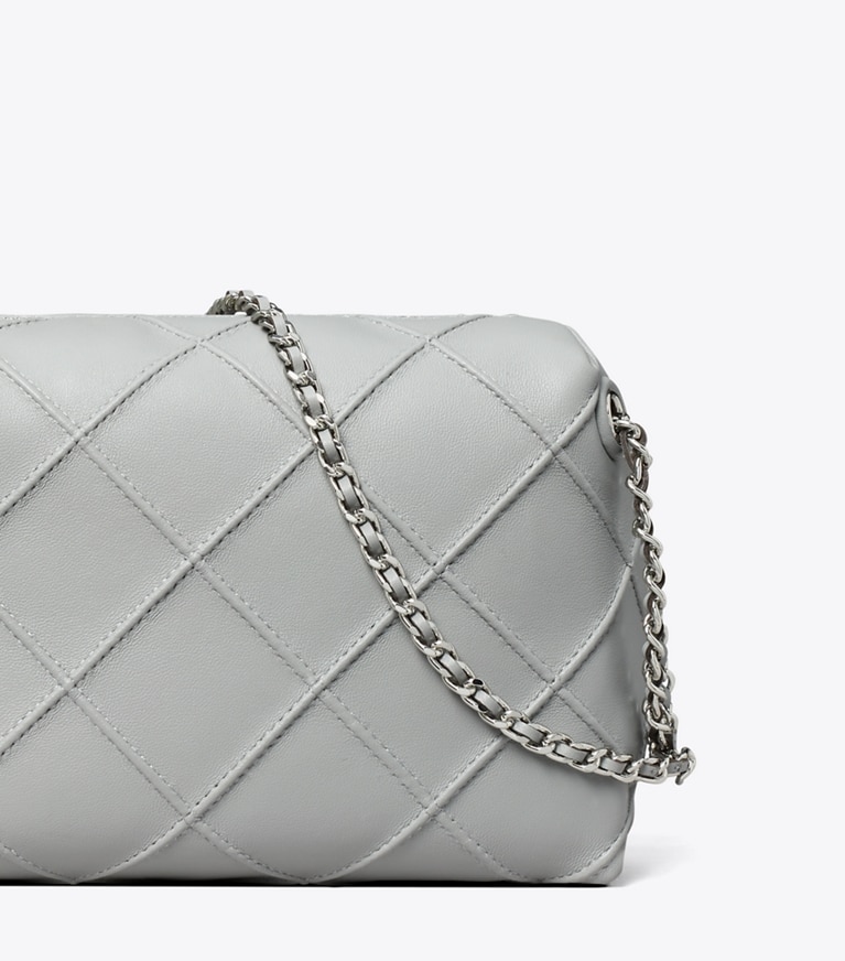 Tory Burch designer sacs à bandoulière Sac à bandoulière Fleming Soft dans Gray détails
