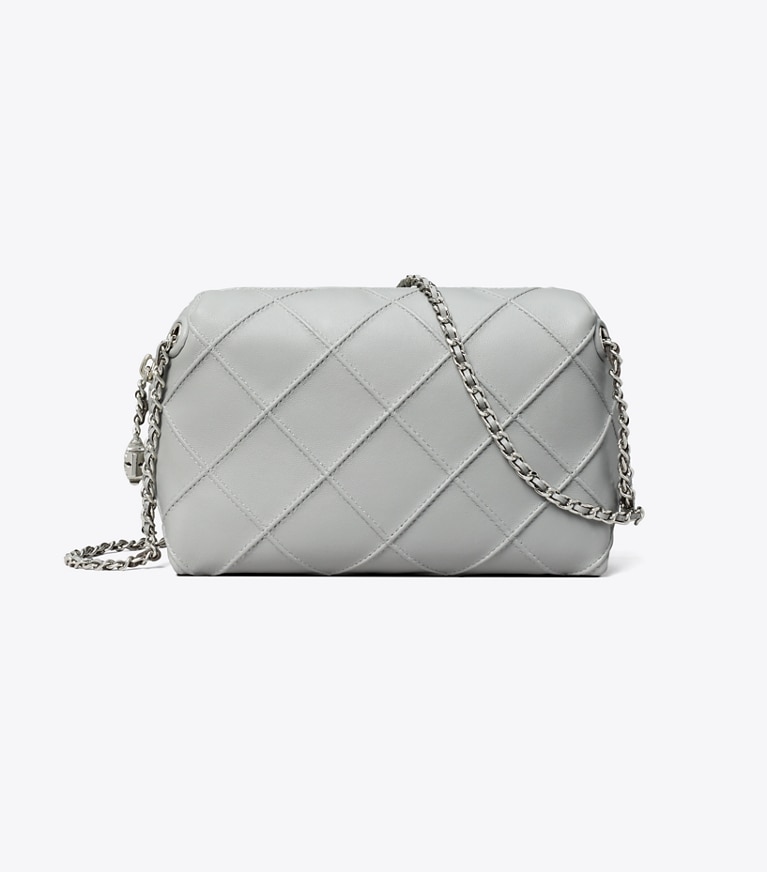 Tory Burch designer sacs à bandoulière Sac à bandoulière Fleming Soft dans Gray de face