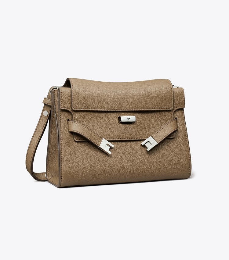 Tory Burch designer sacs porté épaule Sac à bandoulière Lee Radziwill  dans Wild Mushroom angle
