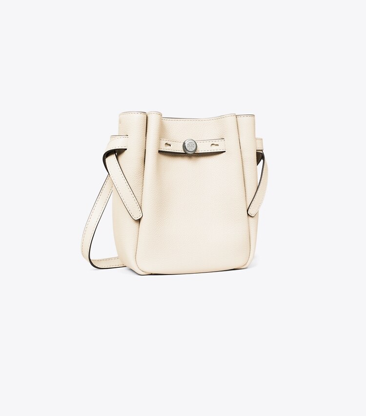 Tory Burch designer sacs à bandoulière Sac à bandoulière pour téléphone Romy in Light Cream angle
