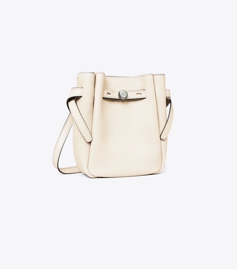 Tory Burch designer sacs à bandoulière Sac à bandoulière pour téléphone Romy in Light Cream angle