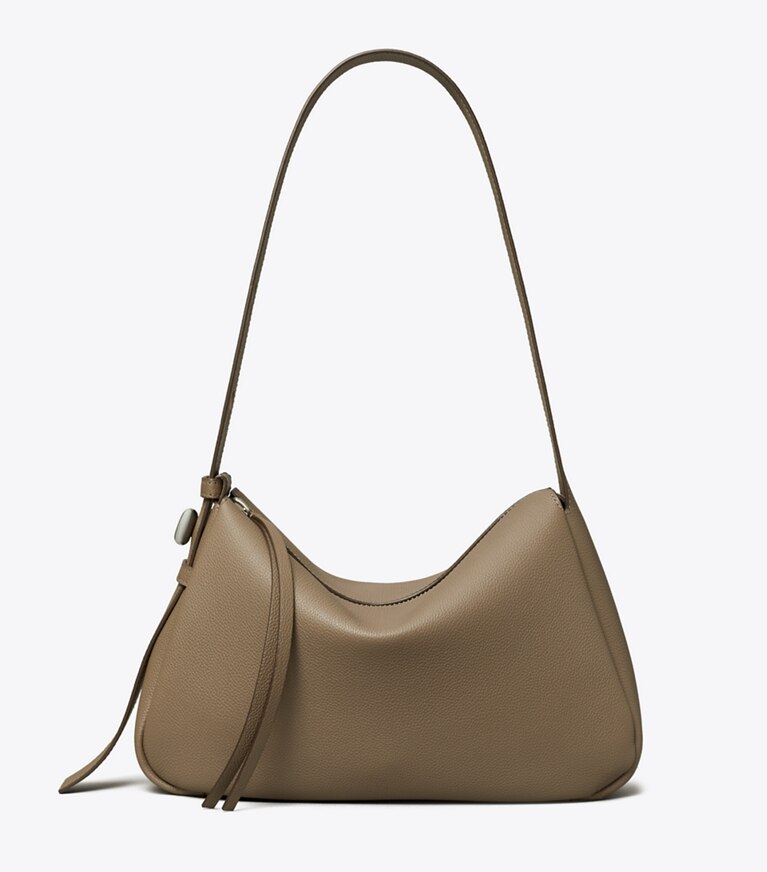 Tory Burch designer sacs porté épaule Sac à bandoulière Romy dans Wild Mushroom de face