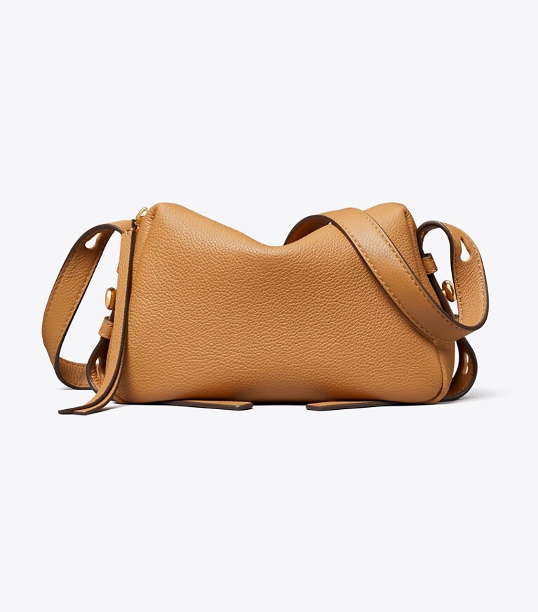 Tory Burch designer sacs à bandoulière Sac à bandoulière souple Romy dans Tiramisu de face