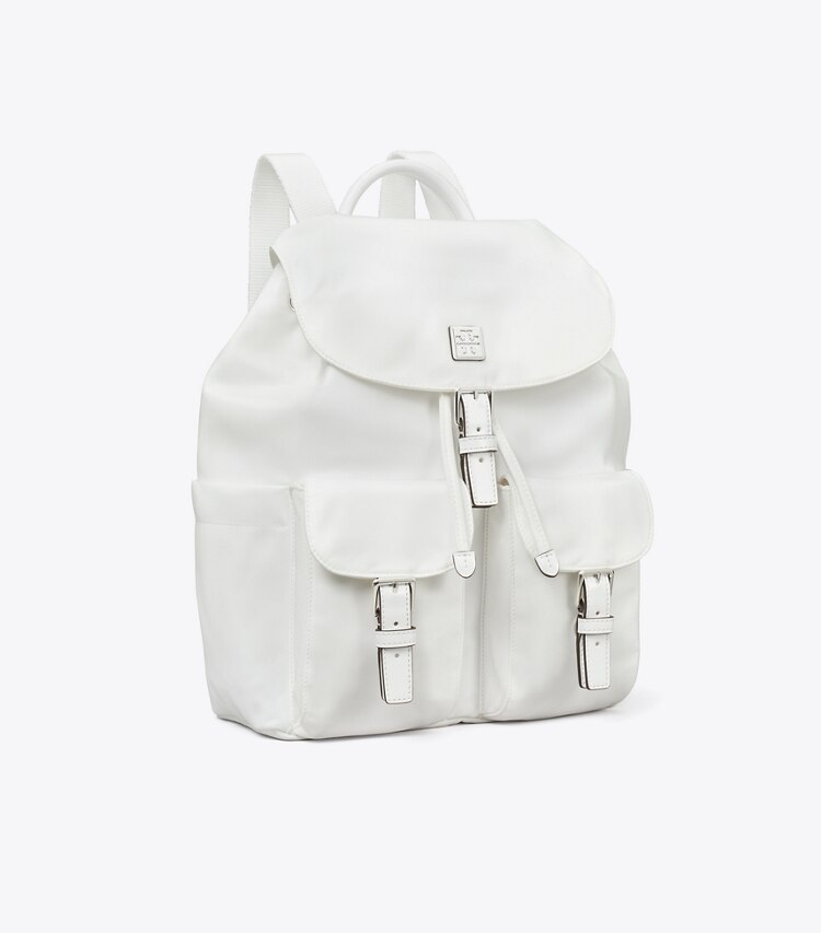 Tory Burch designer sacs à dos Sac à dos Virginia in Snow White angle