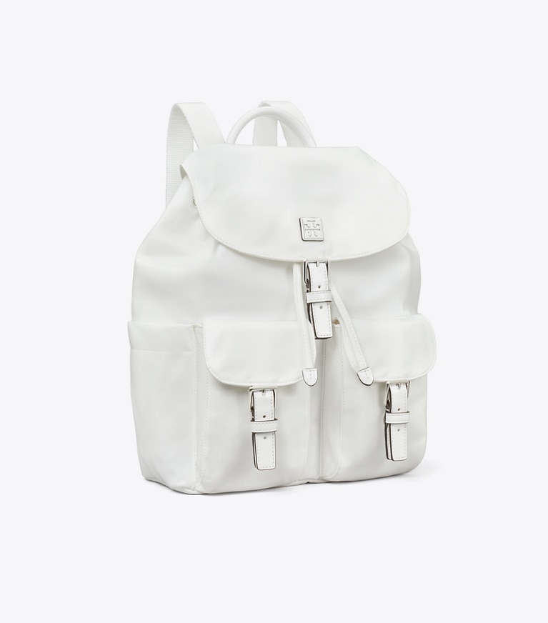 Tory Burch designer sacs à dos Sac à dos Virginia in Snow White angle