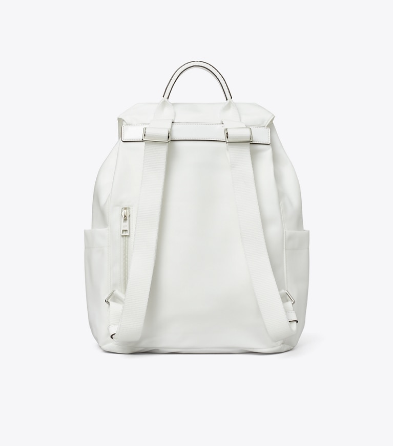 Tory Burch designer sacs à dos Sac à dos Virginia in Snow White angle