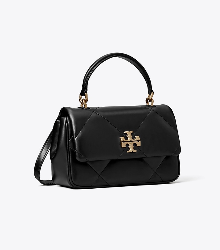 Tory Burch designer sacs à bandoulière Sac à main Kira à matelassage losange in Black angle