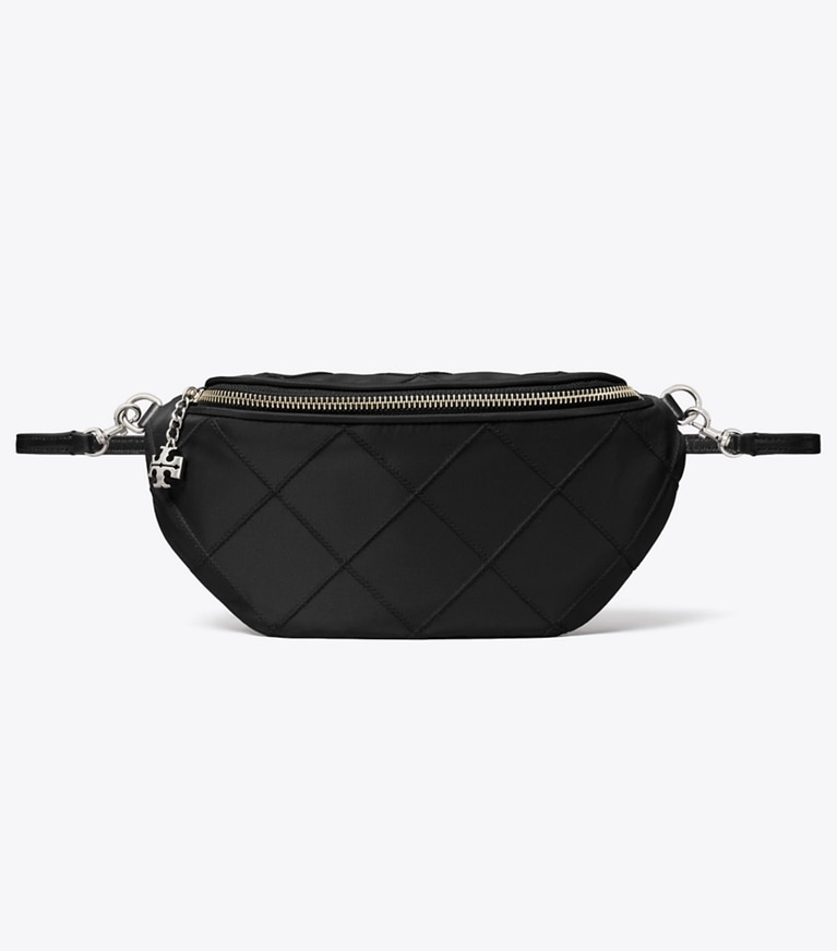 Tory Burch designer sacs banane Sac banane en nylon Fleming dans Black supplémentaire