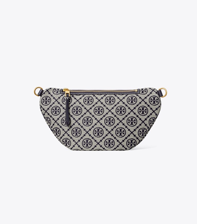 Tory Burch designer sacs banane Sac banane T Monogram in Tory Navy angle
